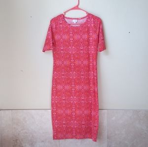 LuLaRoe Julia Dress Size M